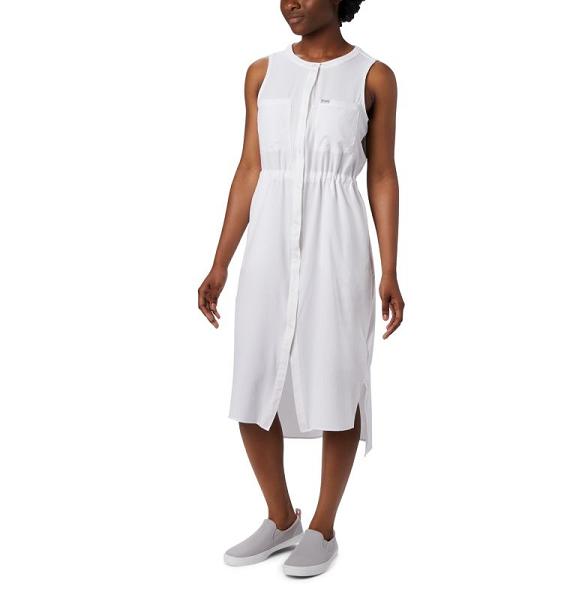 Columbia PFG Tamiami Dresses Women White USA (US1678224)